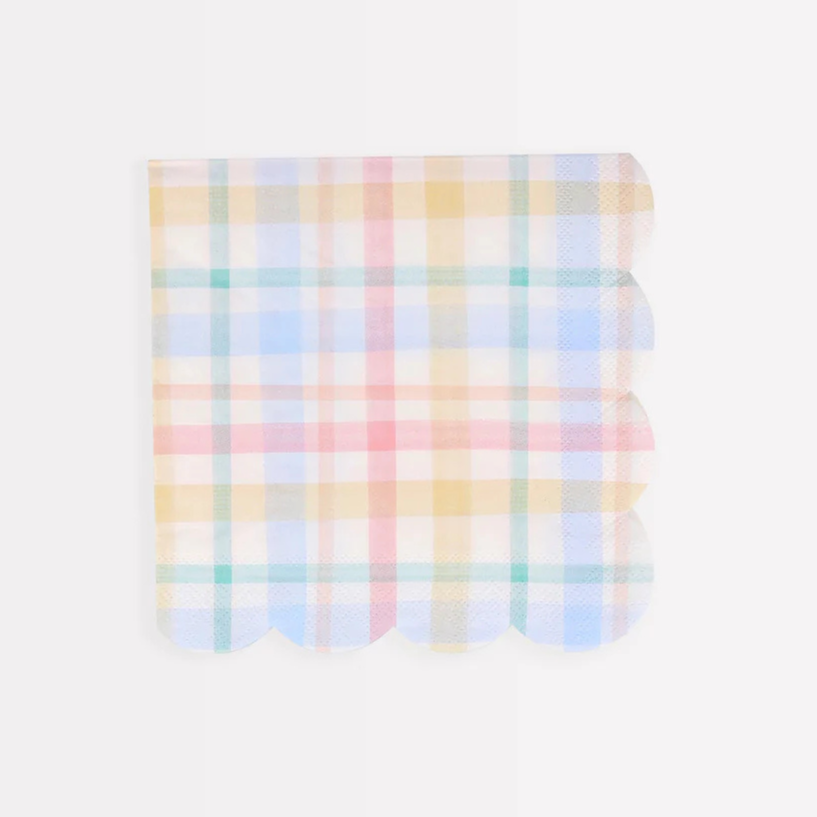 Meri Meri Plaid Pattern Small Napkins